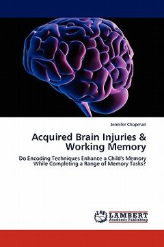 portada acquired brain injuries & working memory (en Inglés)