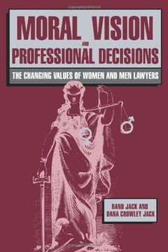 portada Moral Vision and Professional Decisions (in English)