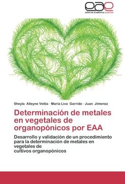 portada Determinación de metales en vegetales de organopónicos por EAA
