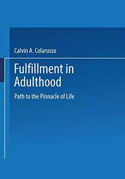 portada Fulfillment in Adulthood: Paths to the Pinnacle of Life 