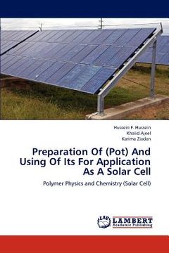 portada preparation of (pot) and using of its for application as a solar cell (en Inglés)