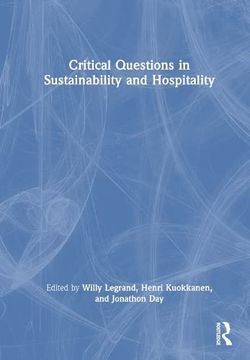 portada Critical Questions in Sustainability and Hospitality (en Inglés)