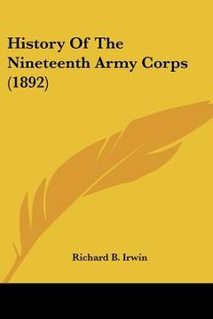 portada history of the nineteenth army corps (1892)