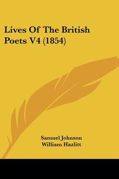 portada lives of the british poets v4 (1854) (in English)