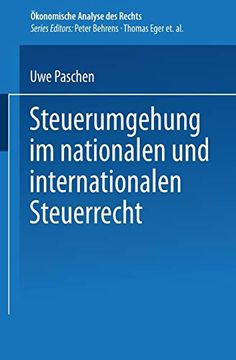 portada Steuerumgehung im Nationalen und Internationalen Steuerrecht (Ökonomische Analyse des Rechts) (en Alemán)