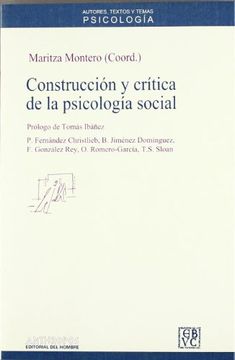 portada Construccion y Critica de la Psicologia Social