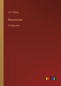 portada Resurrection: in large print 