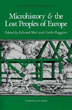 portada microhistory and the lost peoples of europe (en Inglés)