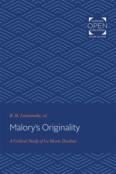portada Malory's Originality: A Critical Study of Le Morte Darthur (en Inglés)