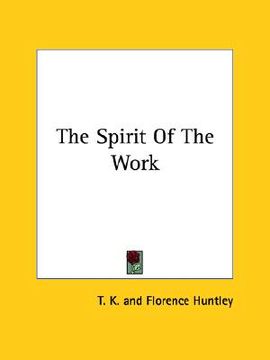 portada the spirit of the work (in English)