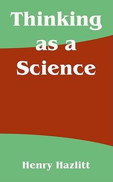 portada thinking as a science (in English)