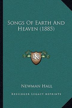 portada songs of earth and heaven (1885) (in English)