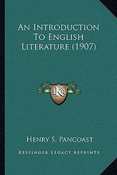 portada an introduction to english literature (1907) (en Inglés)