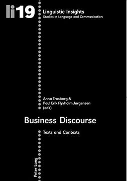 portada Business Discourse: Texts and Contexts (Linguistic Insights) (en Inglés)