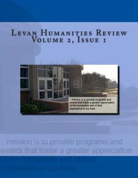 portada Levan Humanities Review, Volume 2, Issue 1 (en Inglés)
