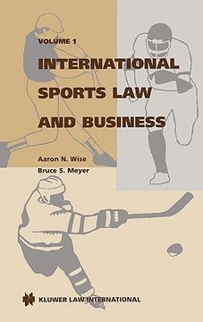 portada international sports law and business, volume 1 (in English)