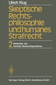 portada Skeptische Rechtsphilosophie und humanes Strafrecht: Band 2 Materielle und formelle Strafrechtsprobleme (Volume 2) (German Edition)