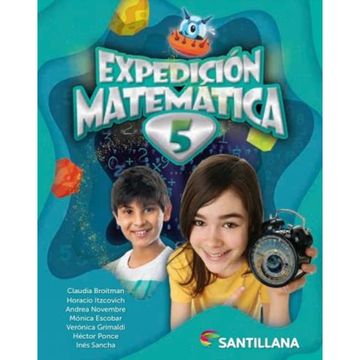 portada Expedicion Matematica 5 Santillana [Anillado] (en Inglés)