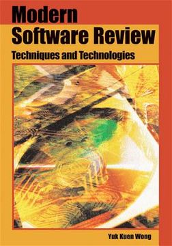 portada modern software review: techniques and technologies (en Inglés)