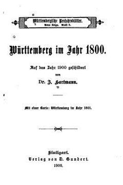 portada Württemberg im Jahr 1800 (en Alemán)