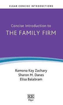 portada Concise Introduction to the Family Firm (Elgar Concise Introductions) (en Inglés)