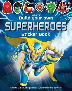 portada Build Your own Superheroes Sticker Book (Build Your own Sticker Book) (in French)