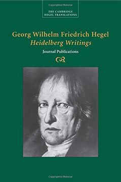 portada Georg Wilhelm Friedrich Hegel: Heidelberg Writings (Cambridge Hegel Translations) (en Inglés)