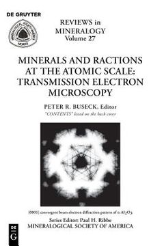 portada Minerals and Reactions at the Atomic Scale: Transmission Electron Microscopy (Reviews in Mineralogy Series Volume 27) (en Inglés)