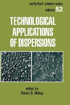 portada technological applications of dispersions (en Inglés)