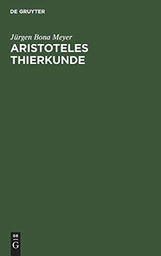 portada Aristoteles Thierkunde: Ein Beitrag zur Geschichte der Zoologie, Physiologie und Alten Philosophie (in German)