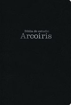 portada Mass Market rvr 1960 Biblia de Estudio Arco Iris, Negro Símil Piel