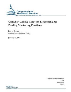 portada USDA's "GIPSA Rule" on Livestock and Poultry Marketing Practices (en Inglés)