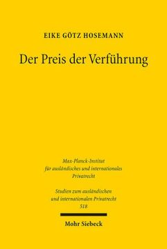 portada Der Preis Der Verfuhrung: Die Gesetzliche Schadensersatzklage Wegen Ehebruchs in England Zwischen 1857 Und 1970 (en Alemán)