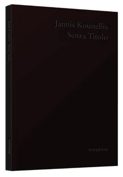 portada Jannis Kounellis: Senza Titolo (in English)