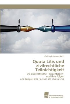 portada Quota Litis und zivilrechtliche Teilnichtigkeit (in German)