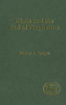 portada elisha and the end of prophetism (en Inglés)