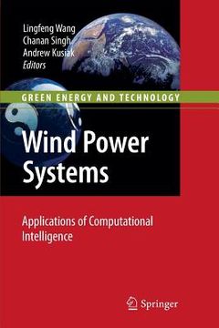 portada wind power systems: applications of computational intelligence (en Inglés)