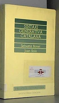 portada Sintaxi Generativa Catalana (2ª Ed. )