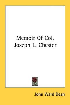 portada memoir of col. joseph l. chester (en Inglés)