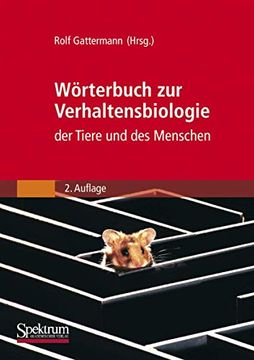 portada Wörterbuch zur Verhaltensbiologie der Tiere und des Menschen (en Alemán)