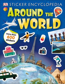 portada Sticker Encyclopedia Around the World (Sticker Encyclopedias) 