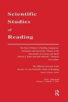 portada The Role of Fluency in Reading Competence, Assessment, and Instruction: Fluency at the Intersection of Accuracy and Speed: A Special Issue of Scientif (en Inglés)
