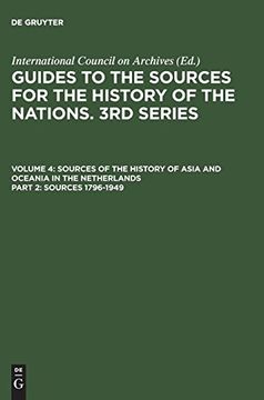 portada Sources 1796-1949 (Sources of the History of Asia & Oceania in the Netherlands) (Part 2) (en Inglés)