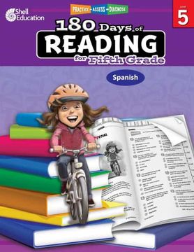 portada 180 Days of Reading for Fifth Grade (Spanish): Practice, Assess, Diagnose (180 Days of Practice)