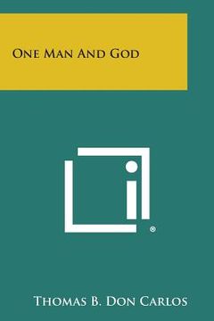 portada One Man and God (en Inglés)