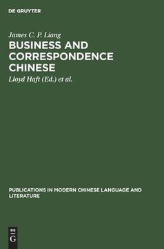 portada Business and Correspondence Chinese: An Introduction (en Inglés)