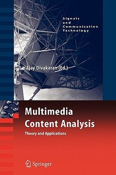 portada multimedia content analysis: theory and applications