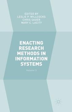 portada Enacting Research Methods in Information Systems: Volume 3 (en Inglés)