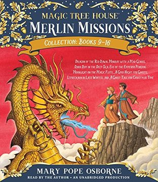 portada Merlin Missions Collection: Books 9-16: Dragon of the red Dawn; Monday With a mad Genius; Dark day in the Deep Sea; Eve of the Emperor Penguin; And More (Magic Tree House (r) Merlin Mission) ()