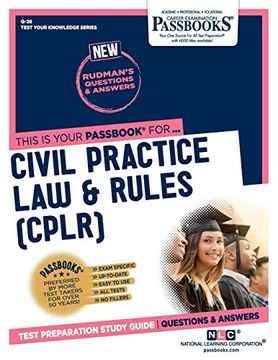 portada Civil Practice law & Rules (Cplr) (in English)